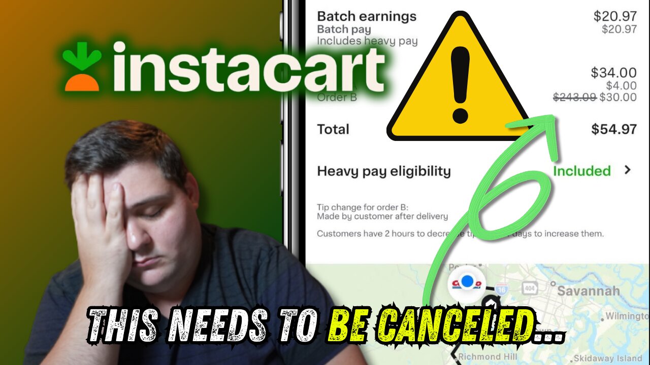Instacart Shopper EXPOSED Major and Growing Problem in the Gig Economy! This SCAM to be CANCELED!!