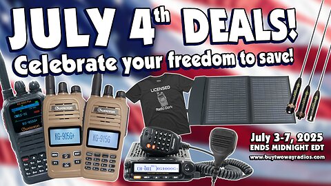 Celebrate Your Freedom to Save in 2025 with Buy Two Way Radios!