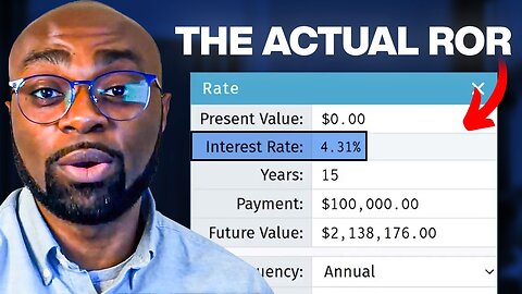 How to Calculate the Actual IRR of Whole Life Insurance (Simple Formula)