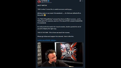 MUST WATCH! - - THIS is what it looks like to watch someone waking up... - - Mickey came to our e