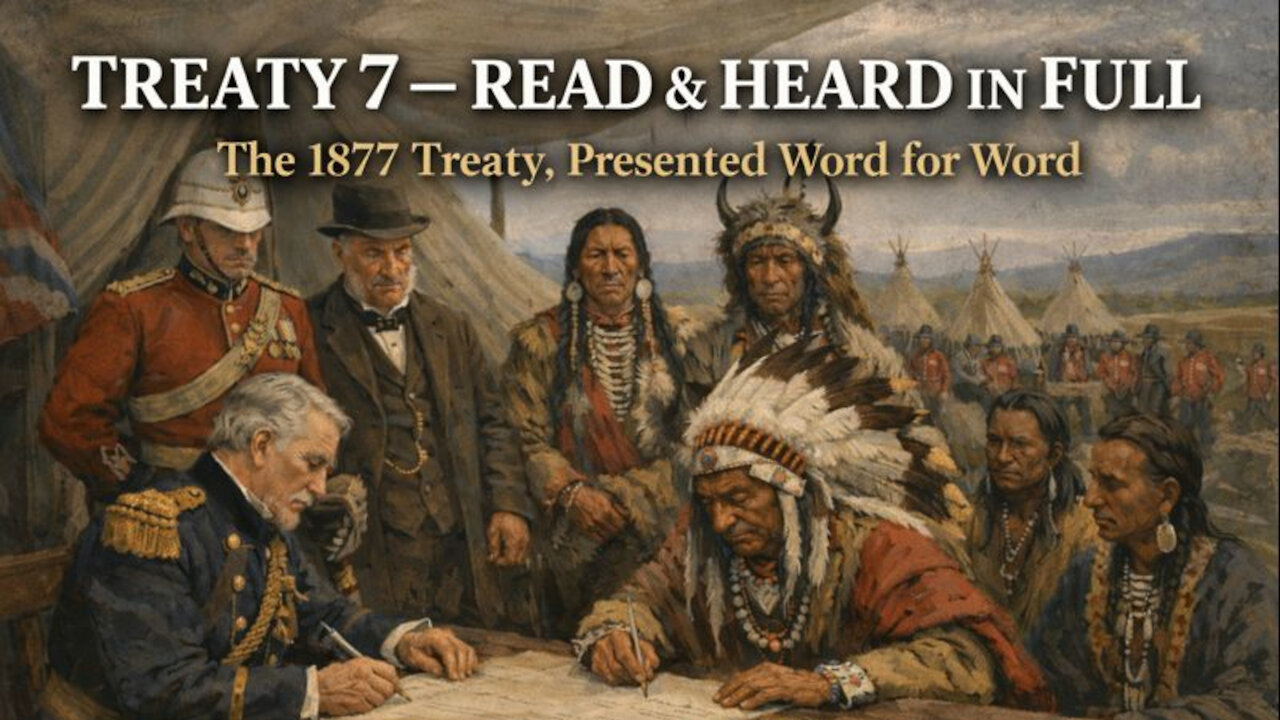 TREATY 7 — Full Text Scroll & Narration for All Canadians