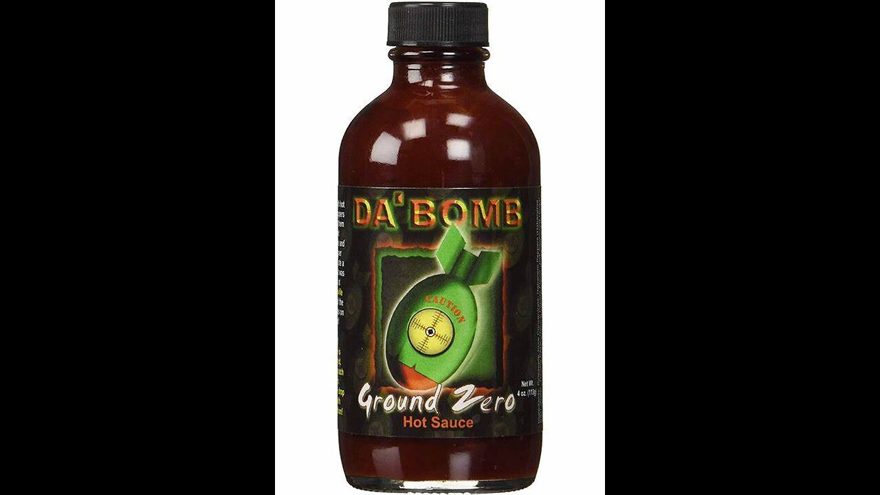 DaBomb Ground Zero Hot sauce.