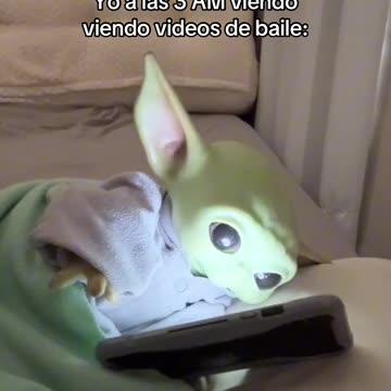 Dan ganas de bailar 💃 🕺#humor #babyyoda #baile #fyp #noche