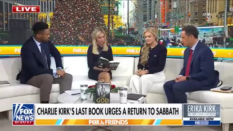 EMOTIONAL TRIBUTE_ Erika Kirk watches VIRAL moment with Charlie and daughter