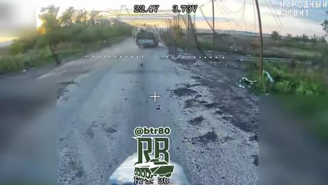🛸💥 Ukraine Russia War | Fiber-Optic Drone Strike on Ukrainian Pickup Truck | RCF