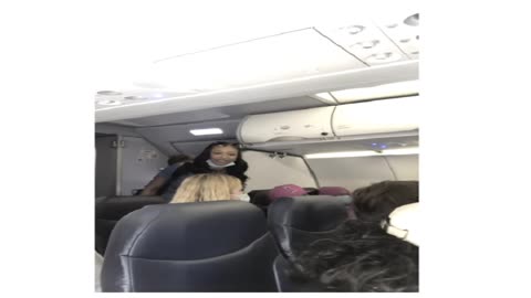 Black Woman Goes On Racial Rant After Being Told To Sit Down On Airplane