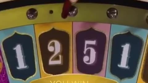 Nice winner on number 2 for crazy time!