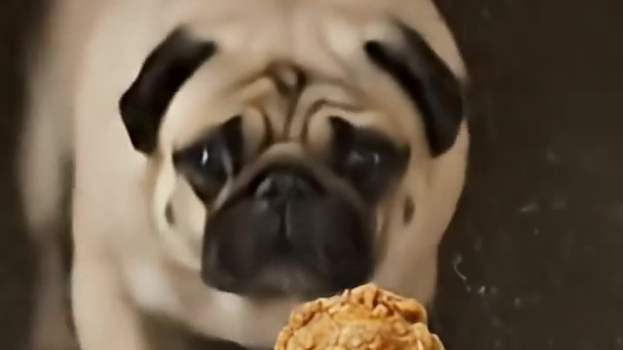Dog loves KFC😂❤️