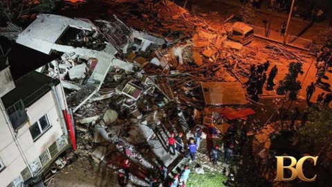 Turkey earthquake flattens buildings in north-east Balikesir province