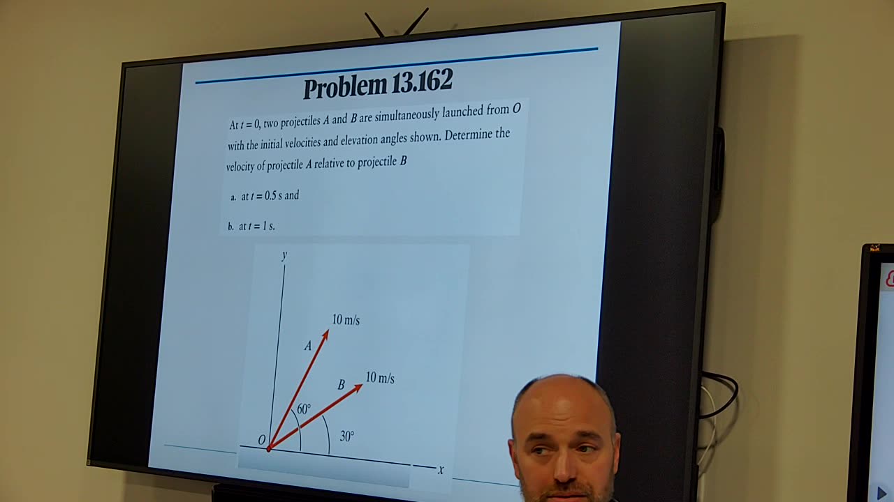 Dynamics: Linear relative motion and an example