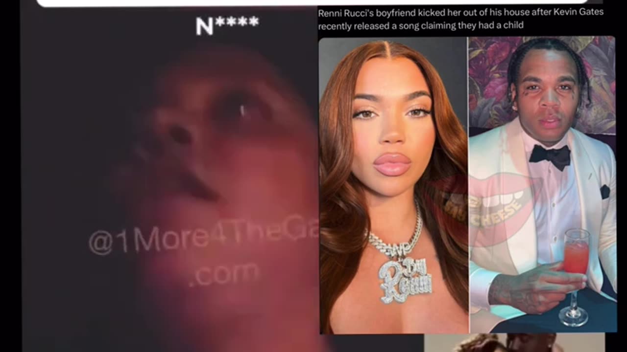 Kevin Gates song for Renni caused Renni Rucci to be Kicked Out of home by Blacc Zacc 🤔