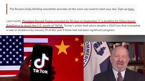 中共若拒绝批准TikTok出售，美商务部长警告或将关停其美国业务