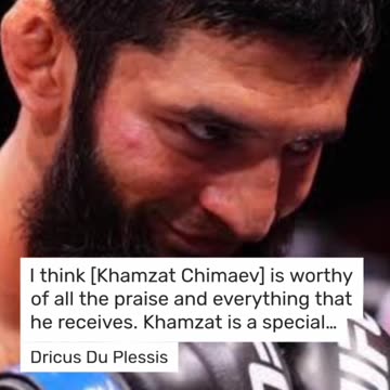Khamzat Chimaev says Dricus du Plessis has never fought anyone like him