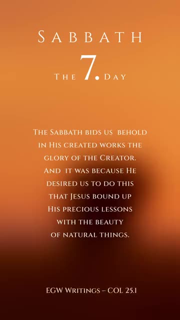 REMEMBER THE SABBATH