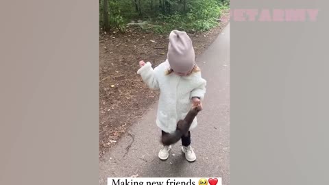 Babies and Their Animal Buddies