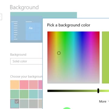 how to set solid color background