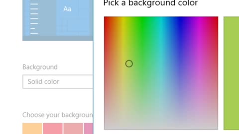 how to set solid color background