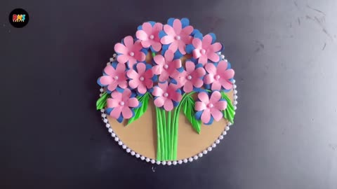 Transform Your Walls! 🌸 Easy Paper Craft Wall Hanging | DIY Home Decoration Ideas