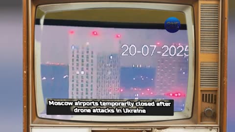 Moscow airports temporarily closed after drone attacks in Ukraine