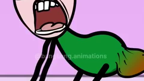 Lift Heavy, Poop Hard! (Animation Meme) #shorts #funny