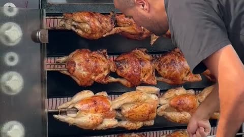 Rotisserie Chicken and Dripping-Cooked Potatoes