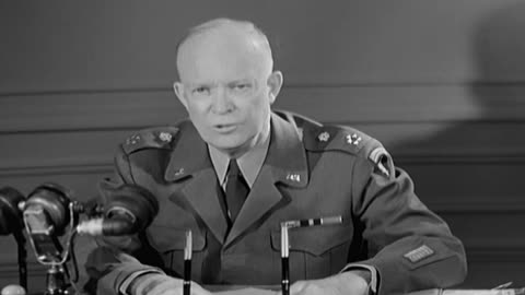 GEN DWIGHT D EISENHO... - GEN DWIGHT D EISENHOWER SIGNS GENERAL ORDER NO 1 ANNOUNCING - 111-adc-8796