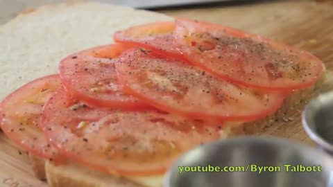 Grilled Cheese & Tomato Sandwich-How to and Recipe