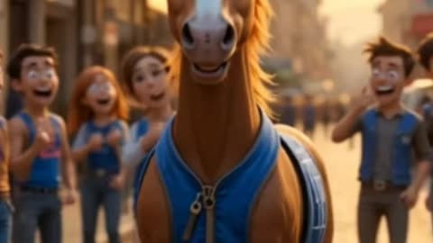 "Motivational Horse Story in 3D | Funny & Heartwarming Transformation"