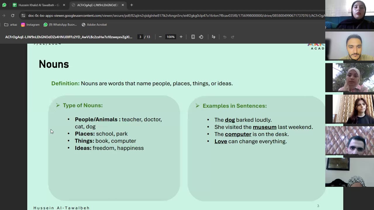 Fluent Learners-A2 (24) Parts of speech