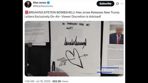 Alex Jones (X) How to Deep Fake a Jones-Trump Juicy Scandal