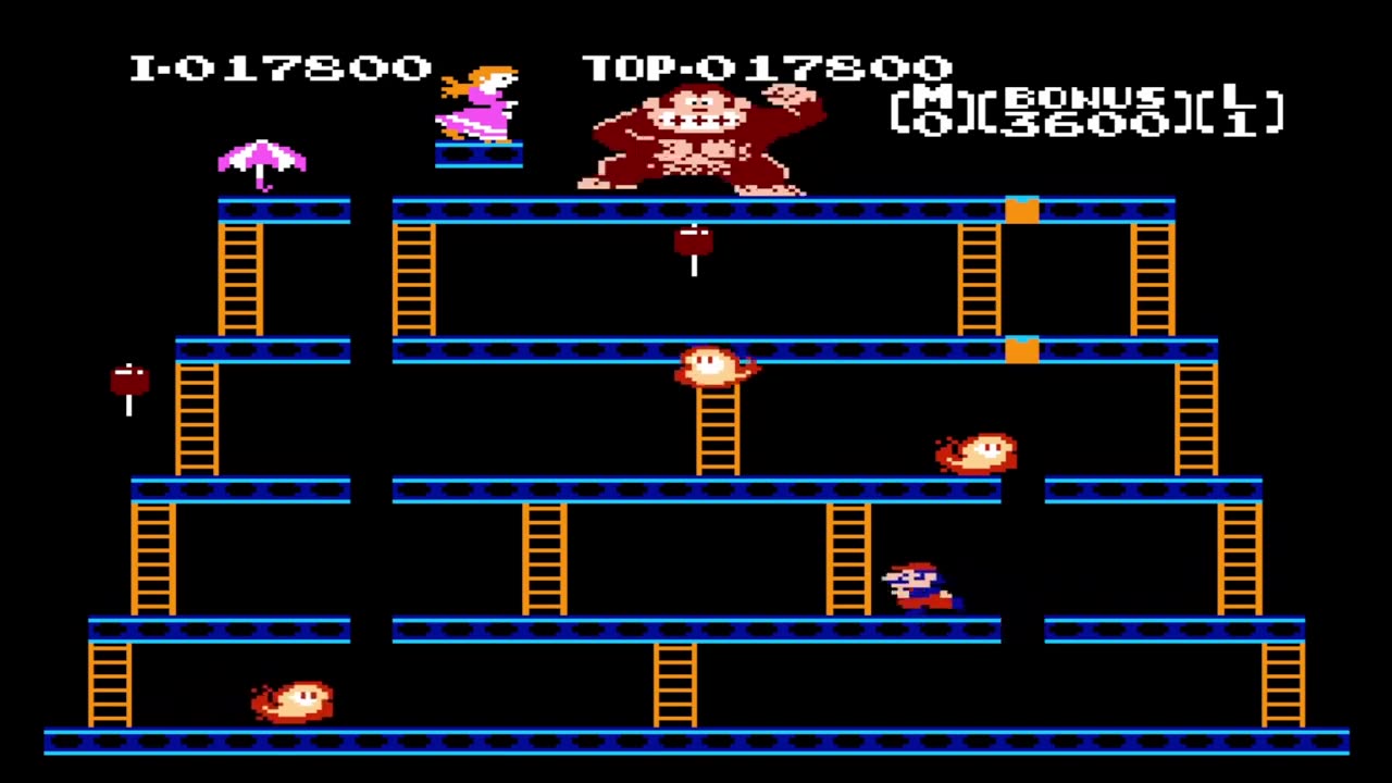 Donkey Kong Wii Virtual Console Game A Level 4