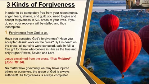 Christian Recovery - Celebrate Freedom - 18 - Forgiveness - with M.T. Clark