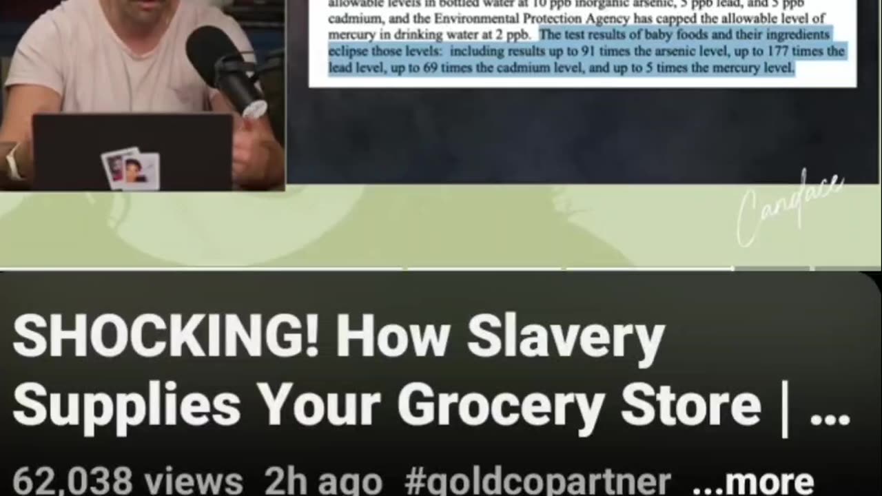What's In Baby Food? Ian Carroll On The Candace Owens Podcast