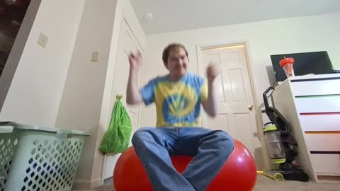 autistic adult engaging in vestibular sensory stimming