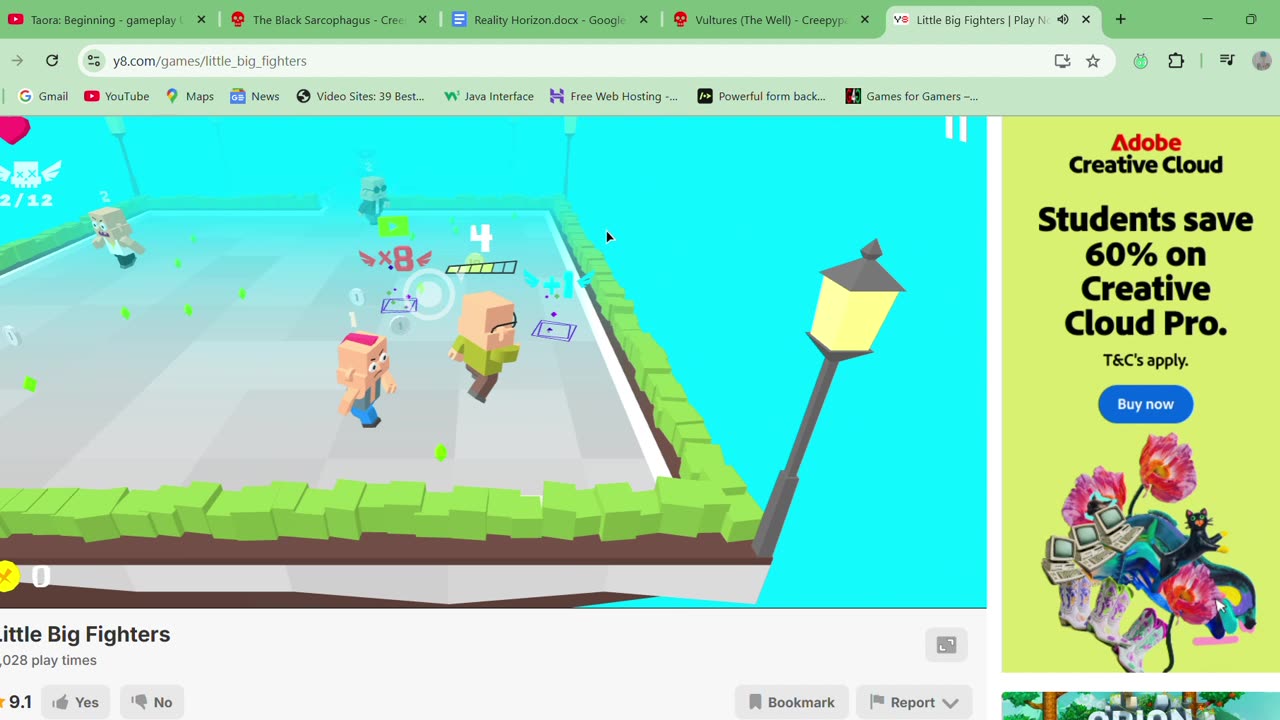 Little Big Fighters - gameplay Online Point and click Beat em up