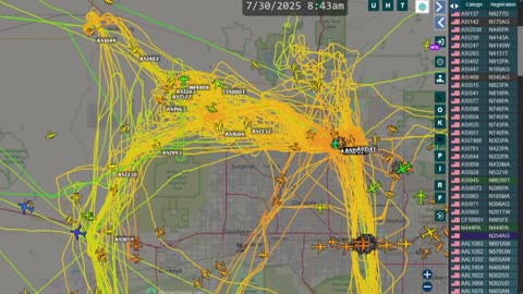 Bird Mafia Utah China Spyware over Phoenix AZ from KDVT - July 30 2025 - no audio -