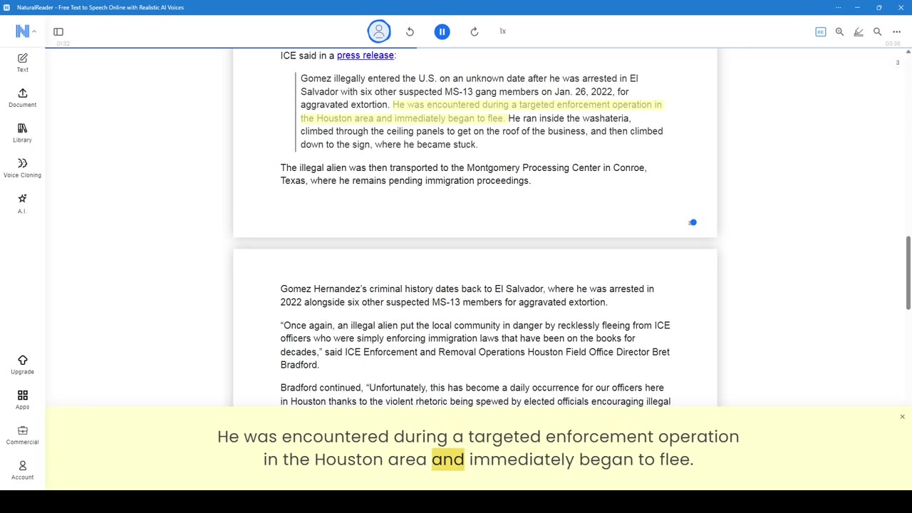 ICE Houston Busts Illegal Alien and Suspected MS-13 Gangster