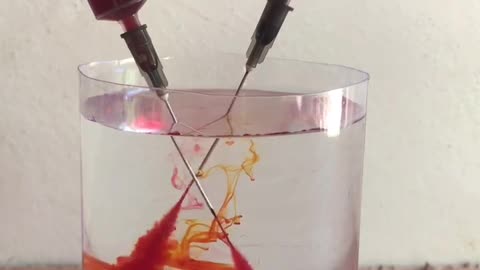 Mesmerizing Reverse Ink Art Syringe Color Magic in Water | Satisfying Visuals #shorts #reversevideo