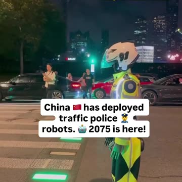 China has officially started deploying AI-powered police robots to patrol city streets.