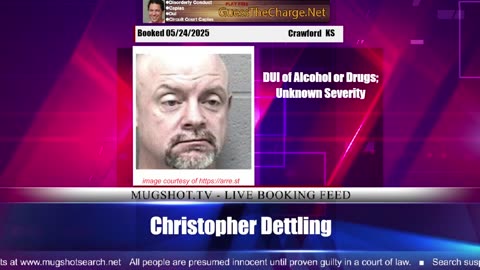Mugshot TV - Live Arrest Booking Video Stream