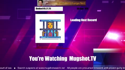 Mugshot TV - Live Arrest Booking Video Stream