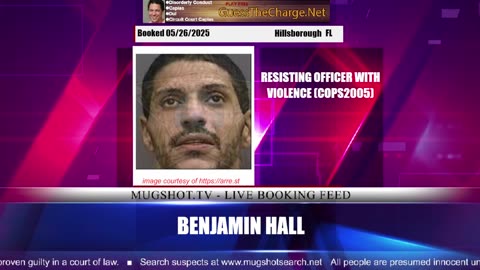 Mugshot TV - Live Arrest Booking Video Stream
