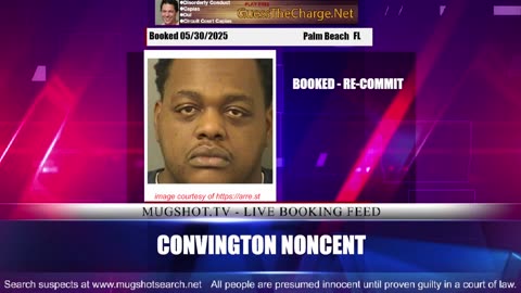 Mugshot TV - Live Arrest Booking Video Stream