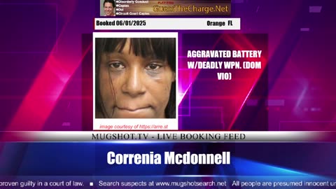 Mugshot TV - Live Arrest Booking Video Stream