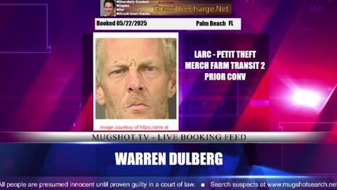 Mugshot TV - Live Arrest Booking Video Stream