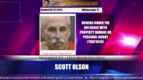 Mugshot TV - Live Arrest Booking Video Stream