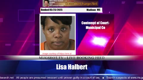 Mugshot TV - Live Arrest Booking Video Stream