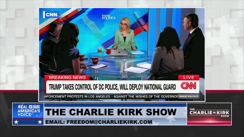 Charlie Kirk Shreds the Media's Latest Propaganda Campaign About the Federalization of D.C.