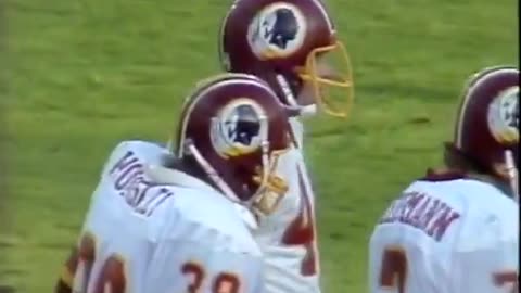 Super bowl # 17, Washington Redsinks vs Miami Dolphins, January 30, 1983