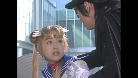 Usagi & Mamoru sailor moon live action act 24 Usagi finds out that tuxedo mask is Mamoru